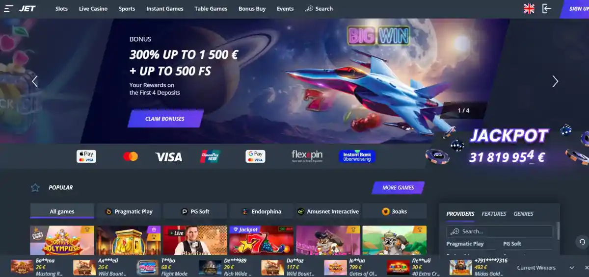 Jet casino