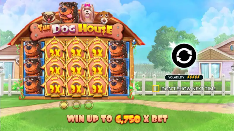 The Dog House game — base game reels by Pragmatic Play