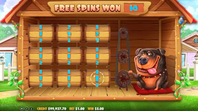 The Dog House free spins with sticky multiplier wilds