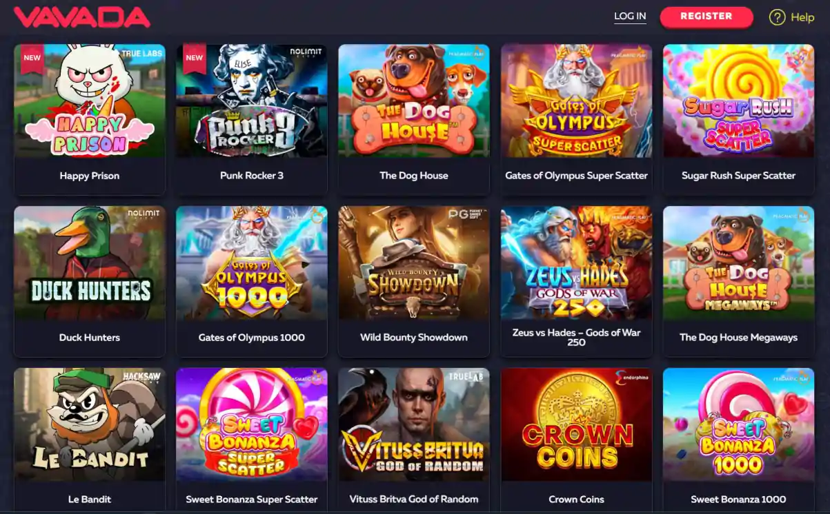 Vavada slots